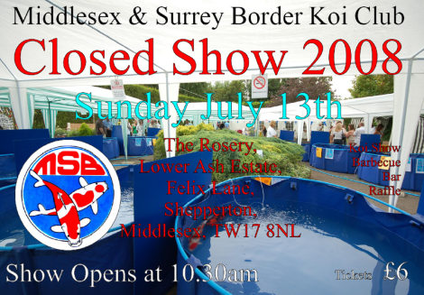 Middlesex and Surrey Border’s (MSB) Koi Show