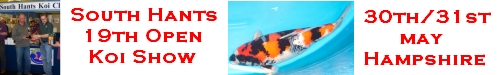 South Hants 19th Open Koi Show - 30th/31st May